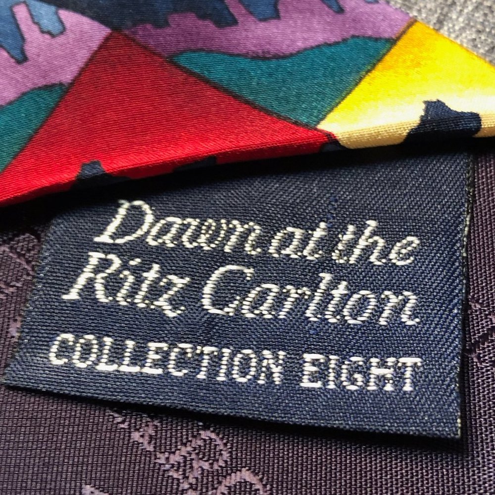JERRY GARCIA Men’s Silk Tie - “Dawn at the Ritz Carlton” - Collection 8 - NWOT - Picture 5 of 6